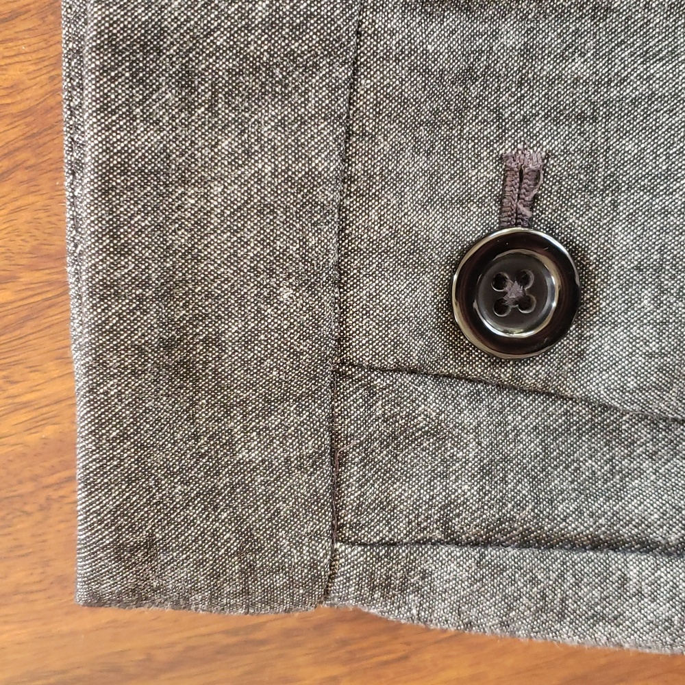 ANN TAYLOR Black & White Tweed Wide Leg Sailor Pants – Size 4 - Picture 9 of 12
